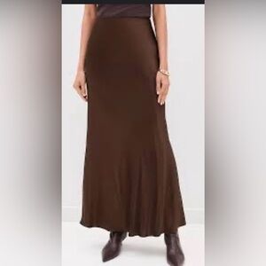 Z Supply Brown Maxi Skirt
